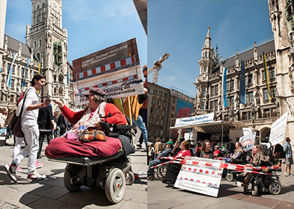 Protesttag auf dem Marienplatz