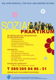Sozialpraktikum, Zivildienst, Stellenangebote in München :: VIF ...
